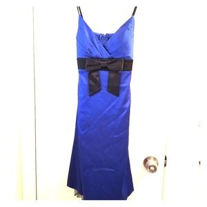 Royal blue prom dress